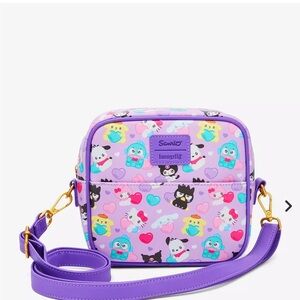Sanrio x Loungefly Hello Kitty & friends Hearts Crossbody Bag